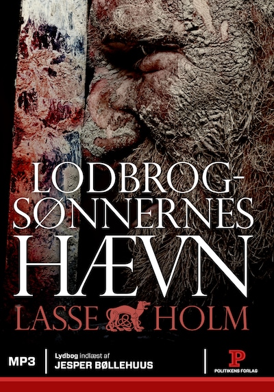 Lodbrogsønnernes hævn – omslag til lydbogen af Lasse Holm