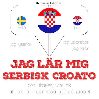 Jag lär mig serbisk croato – omslag till ljudboken av JM Gardner