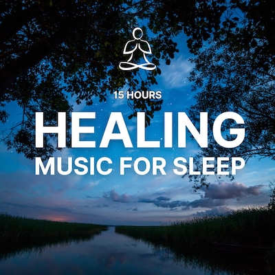 Healing Sleep Music for Stress Relief – omslag til lydbogen af NEOWAVES - Healing Sleep Music for Stress Relief