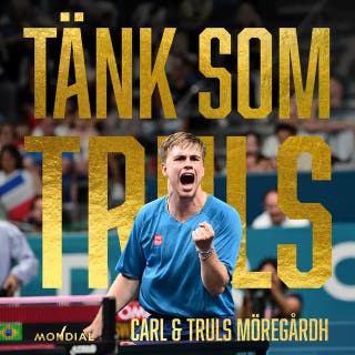 Tänk som Truls – omslag till ljudboken av Carl Möregårdh,Truls Möregårdh