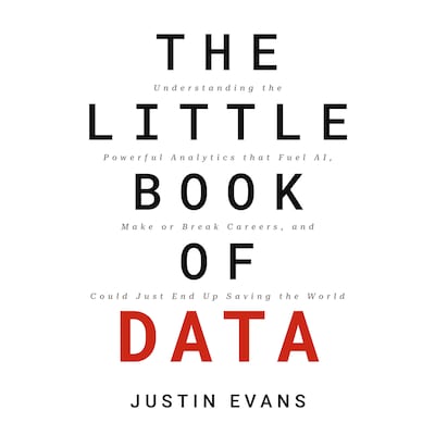 The Little Book of Data – omslag til lydbogen af Justin Evans