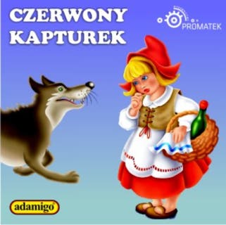 Czerwony kapturek – okładka audiobooka, autor Magdalena Kuczyńska
