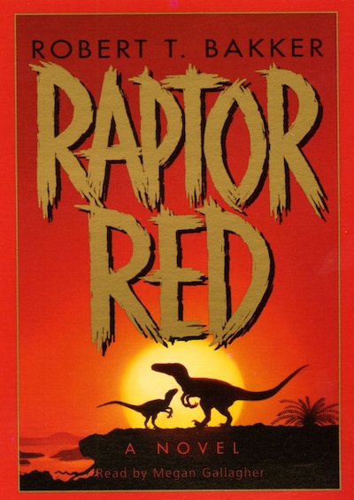 Raptor Red – omslag til lydbogen af Robert T. Bakker