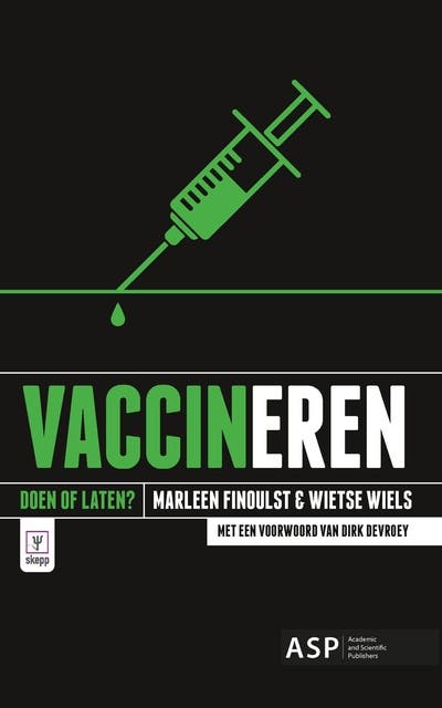 Vaccineren: Doen of laten – omslag van het luisterboek van Marleen Finoulst,Wietse Wiels