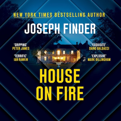 House On Fire – omslag til lydbogen af Joseph Finder