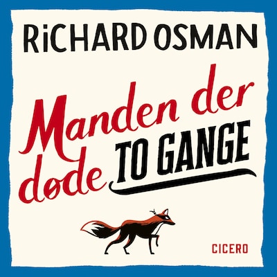 Manden der døde to gange – omslag til lydbogen af Richard Osman