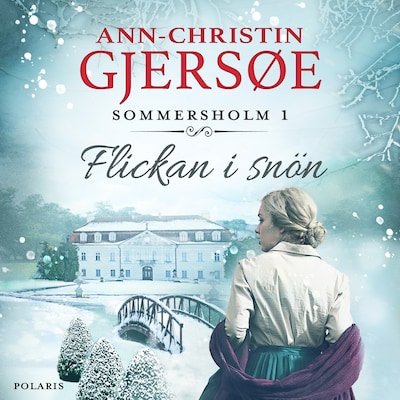 Flickan i snön – omslag till ljudboken av Ann-Christin Gjersøe