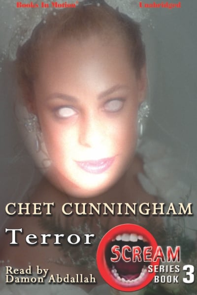 Terror – omslag til lydbogen af Chet Cunningham