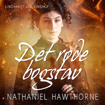 Det røde bogstav – omslag til lydbogen af Nathaniel Hawthorne