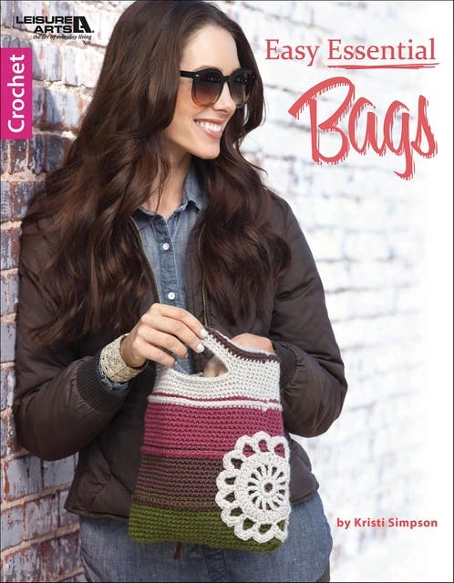 Easy Essential Bags Crochet – omslag til lydbogen af Kristi Simpson