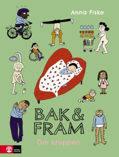Bak och fram : om kroppen – omslag till ljudboken av Anna Fiske