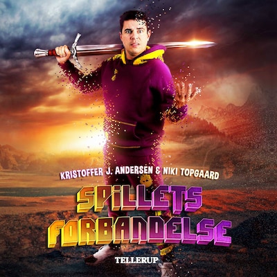 Spillets forbandelse #1: Spillets forbandelse – omslag til lydbogen af Kristoffer J. Andersen