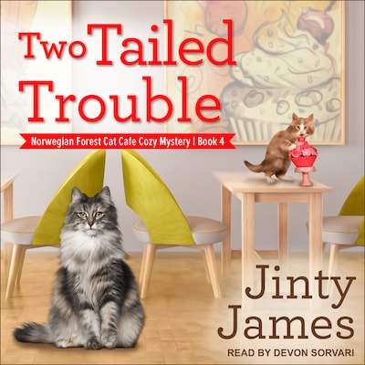 Two Tailed Trouble – omslag til lydbogen af Jinty James
