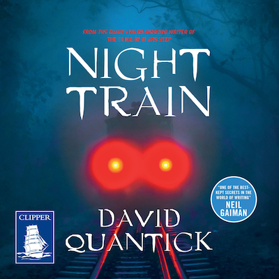Night Train – omslag til lydbogen af David Quantick