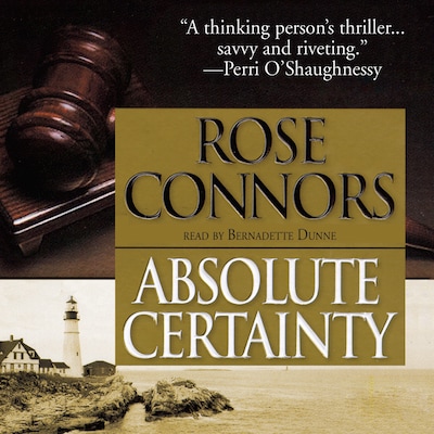 Absolute Certainty – omslag til lydbogen af Rose Connors