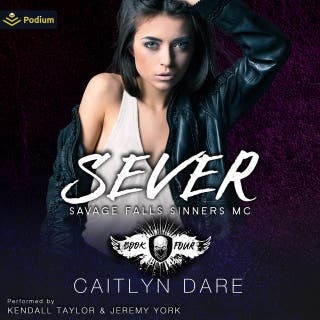 Sever: Savage Falls Sinners MC, Book 4 – omslag till ljudboken av Caitlyn Dare