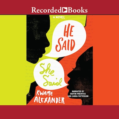He Said, She Said – omslag til lydbogen af Kwame Alexander