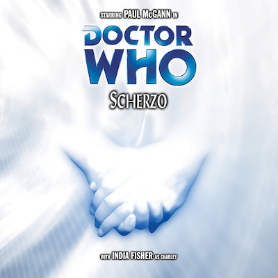Doctor Who - Scherzo – omslag til lydbogen af Robert Shearman