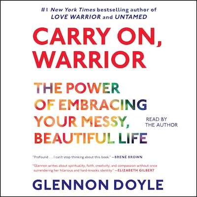 Carry On, Warrior – omslag til lydbogen af Glennon Doyle Melton