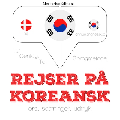 Rejser på koreansk – omslag til lydbogen af JM Gardner