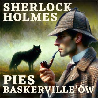 Sherlock Holmes. Pies Baskerville'ów – okładka audiobooka, autor Arthur Conan Doyle