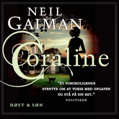 Coraline, jubilæumsudgave – omslag til lydbogen af Neil Gaiman