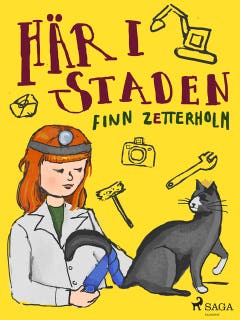 Här i staden – omslag till ljudboken av Finn Zetterholm