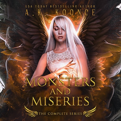 The Monsters and Miseries Series Boxset – omslag til lydbogen af A. K. Koonce