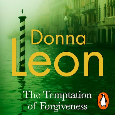 The Temptation of Forgiveness – omslag til lydbogen af Donna Leon
