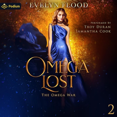 Omega Lost – omslag til lydbogen af Evelyn Flood