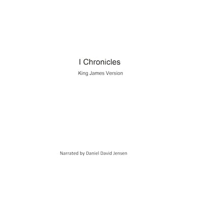 I Chronicles – omslag til lydbogen af AV, KJV