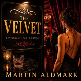 The Velvet: Stamgästen: Erotisk novell – omslag till ljudboken av Martin Aldmark