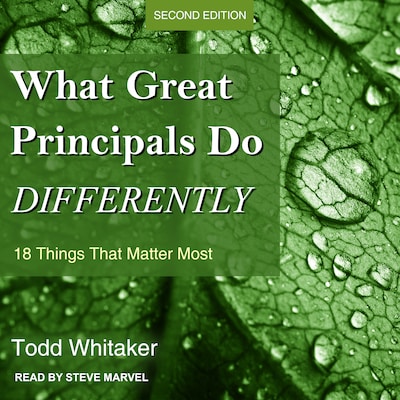 What Great Principals Do Differently – omslag til lydbogen af Todd Whitaker