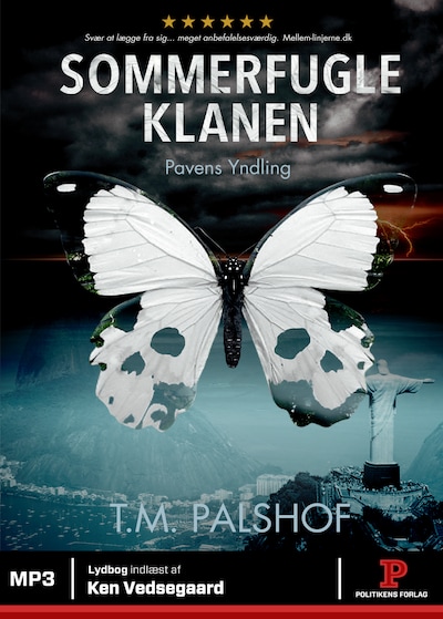 Sommerfugleklanen – omslag til lydbogen af Troels M. Palshof