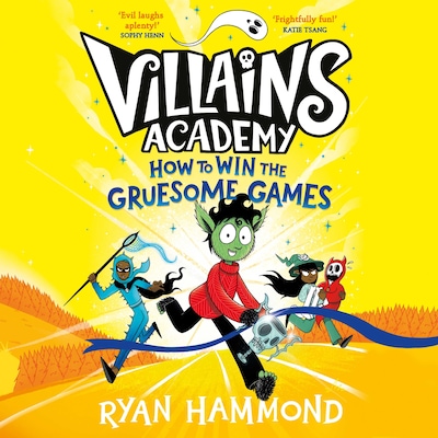 How to Win the Gruesome Games – omslag til lydbogen af Ryan Hammond