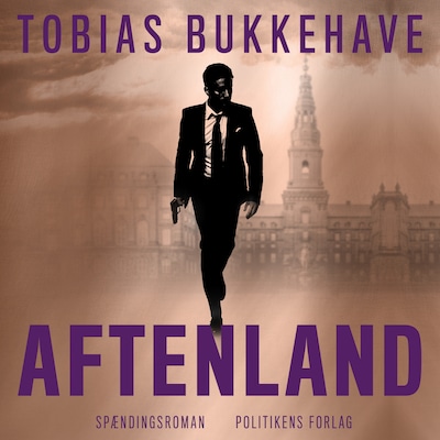 Aftenland – omslag til lydbogen af Tobias Bukkehave