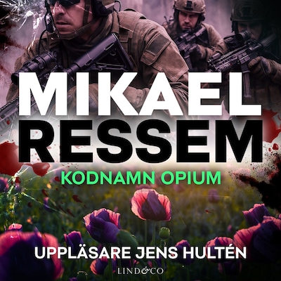 Kodnamn Opium – omslag till ljudboken av Mikael Ressem