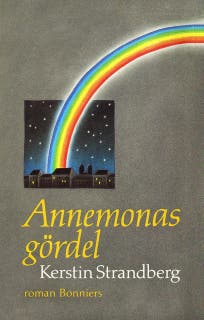 Annemonas gördel – omslag till ljudboken av Kerstin Strandberg
