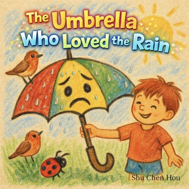 The Umbrella Who Loved the Rain: A Heartwarming Story About Kindness, Purpose, and Finding Joy in Every Day – omslag til lydbogen af Shu Chen Hou