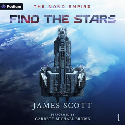 Find the Stars – omslag til lydbogen af James Scott