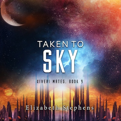 Taken to Sky – omslag til lydbogen af Elizabeth Stephens