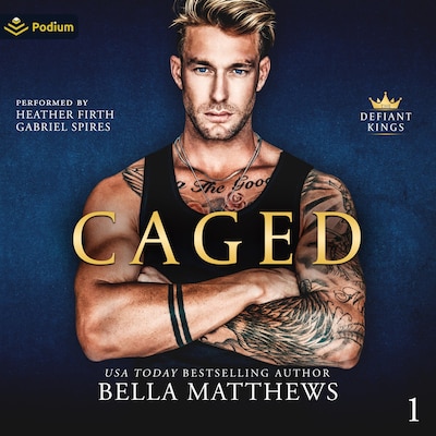 Caged – omslag til lydbogen af Bella Matthews