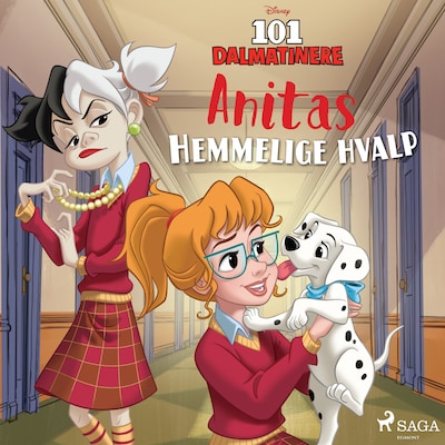 101 Dalmatinere - Begyndelsen - Anitas hemmelige hvalp – omslag til lydbogen af Disney