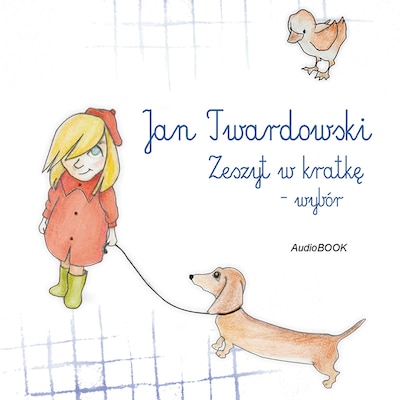Zeszyt w kratkę – okładka audiobooka, autor Jan Twardowski