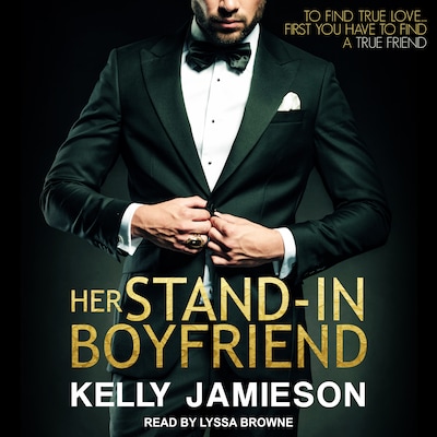 Her Stand-In Boyfriend – omslag til lydbogen af Kelly Jamieson