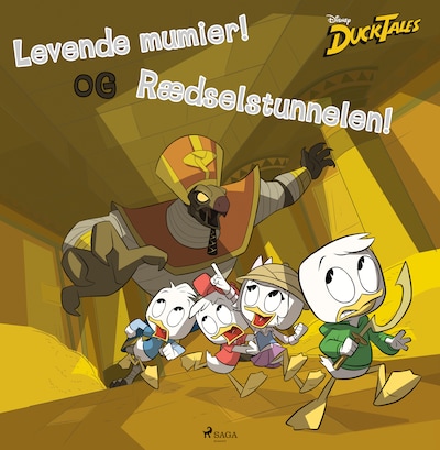 DuckTales - Levende mumier! og Rædselstunnelen! – omslag til lydbogen af Disney