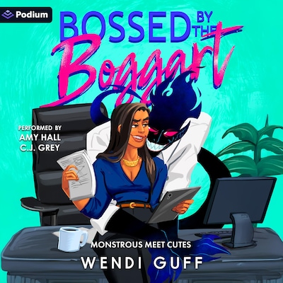 Bossed by the Boggart – omslag til lydbogen af Wendi Guff