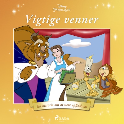 Belle - Vigtige venner - En historie om at være opfindsom – omslag til lydbogen af Disney