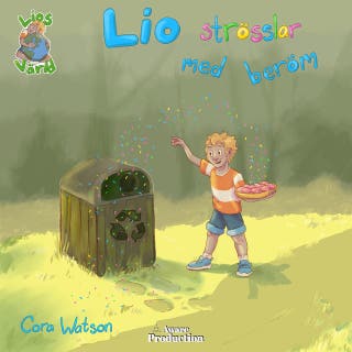 Lio strösslar med beröm – omslag till ljudboken av Cora Watson