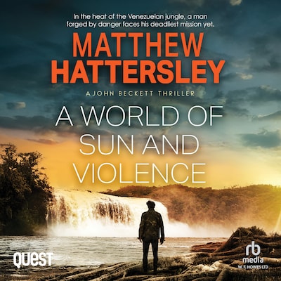 A World of Sun and Violence – omslag til lydbogen af Matthew Hattersley
